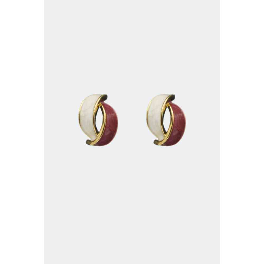 Voodoo Vixen - Enamel Coated Twist Ohrringe - Mehrfarben
